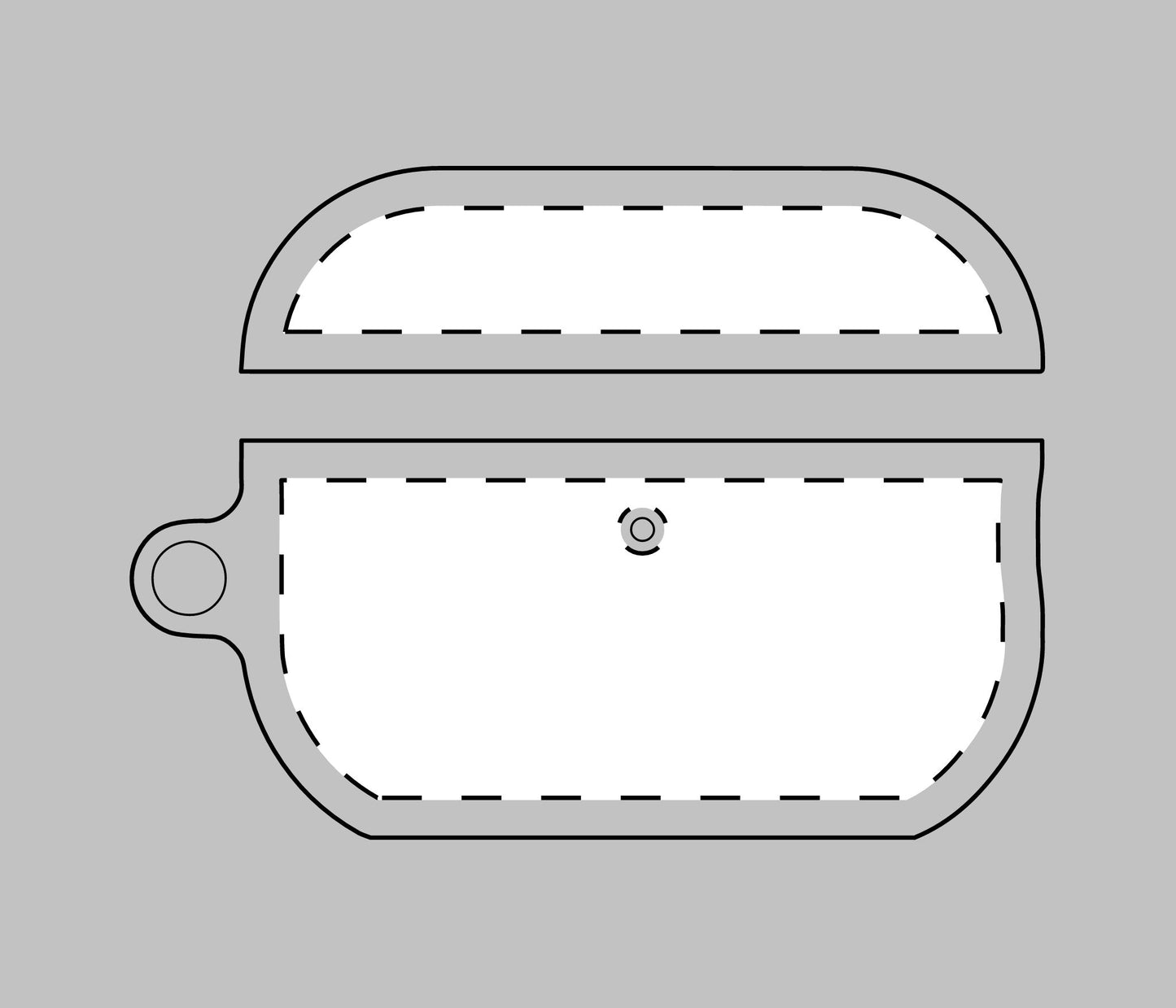 Y2K Black Star AirPods Case