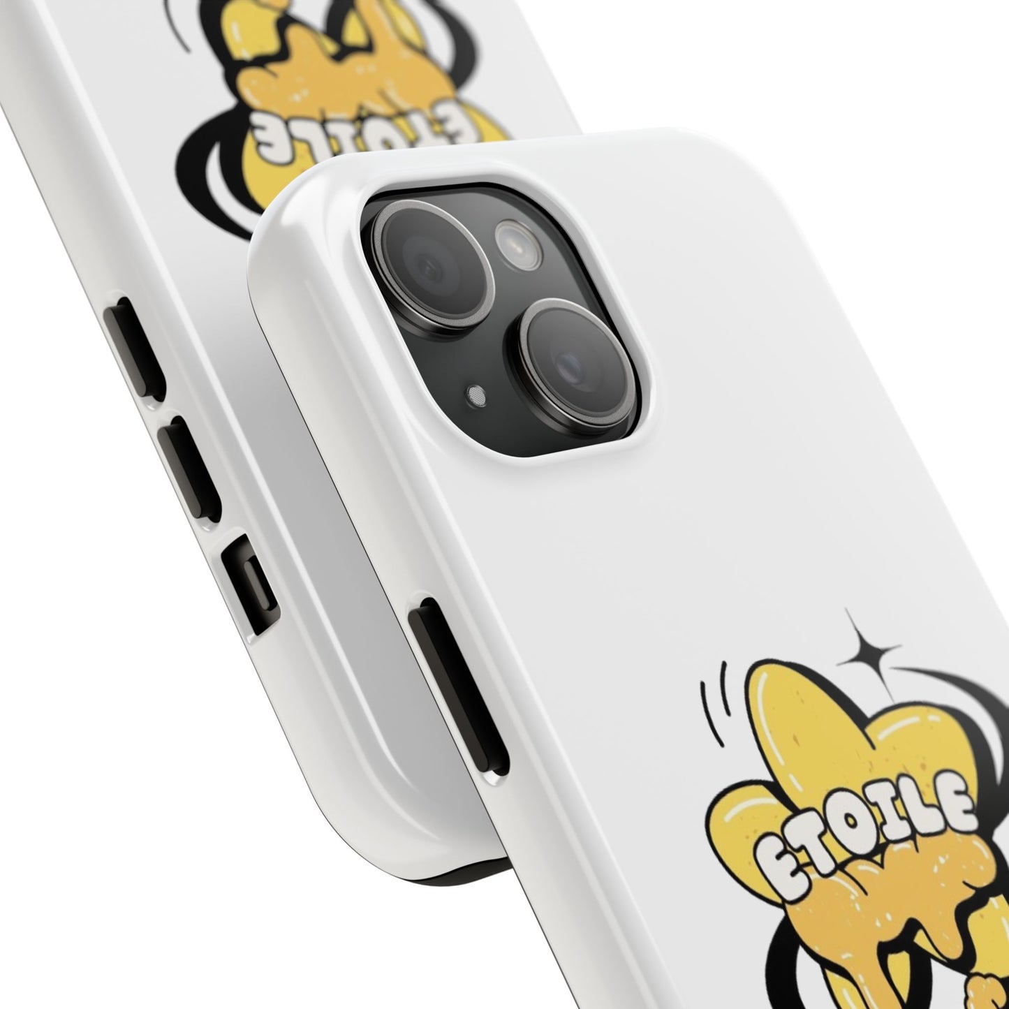 iPhone 15 White Étoile Phone Case