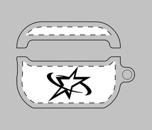 Y2K Black Star AirPods Case